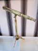 Antique Style Solid Brass Table Top Telescope - Adjustable Height Other photo 2