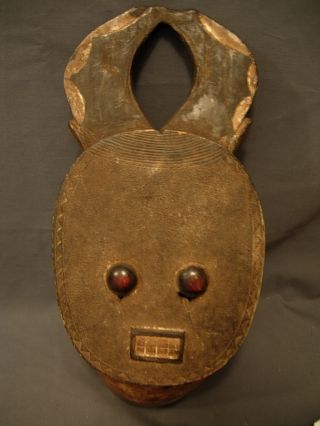 34,  Baule Male Kplekple Goli Mask W/horns / Ivory Coast photo