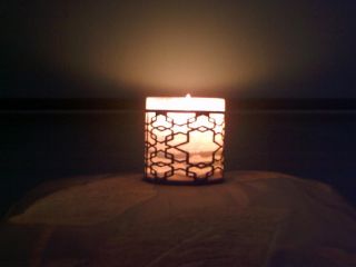 Marble Candle Holder Islamic Egyptian Style And Handmade photo
