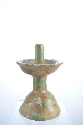 A Ancient Chinese Ming Dynasty Bell Based Pedestal Incense Burner 1368 - 1644 A.  D photo