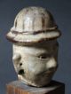 Old Celadon Stoneware Figure Head Of Chinese Southern Song Dynasty - 13th Cent Men, Women & Children photo 1