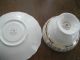 Crownford Pedestal Cup And Saucer Set White Gold Bone China England Vgc Cups & Saucers photo 4