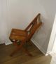 Vintage 1940 ' S Wooden Folding Chair 1900-1950 photo 1