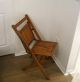 Vintage 1940 ' S Wooden Folding Chair 1900-1950 photo 3