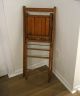 Vintage 1940 ' S Wooden Folding Chair 1900-1950 photo 4