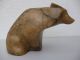 1960s Inuit Stone Carving Of A Stylized Wolf Signed With A Fish Native American photo 2