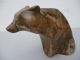 1960s Inuit Stone Carving Of A Stylized Wolf Signed With A Fish Native American photo 6