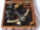 Wwii Kelvin & Wilfred O.  White 10 Inch Hezzanith Sextant In Wooden Case Sextants photo 1