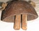 Vintage Hand Made Wooden Cow Bell Primitives photo 2