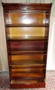 Antique Barristers 5 Compartment W/drawer Bookcase/glass Door Cabinet 1900-1950 photo 4