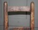 18th Century Child ' S Maine Slat Back Chair In Red Paint Primitives photo 1