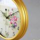 European Rural Style Yellow Metal Diameter 27.  5cm Mute Decorative Table Clock Clocks photo 2