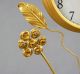 European Rural Style Yellow Metal Diameter 27.  5cm Mute Decorative Table Clock Clocks photo 3
