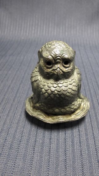 Vantine ' S Vintage Antique Owl Incense Burner No.  1008 Vantines Insense Insence photo
