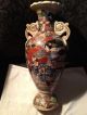 Moriage Antique Japanese Moriage Large Vase Hand - Painted Vases photo 8