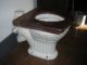 Victorian ' Shanks Patent ' Citizen Wash Down Closet ' With Wooden Seat. Other photo 1