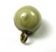 Antique Glass Ball Button Mocha Swirl W/ Brown & Gold Sparkle Stripe Design Buttons photo 1