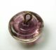 Antique Paperweight Glass Button Lavender W/ White Flecks Under Clear Dome Buttons photo 2