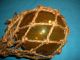 5 Inch Rare Honey Yellow Made In Czechoslovakia European Glass Float Ball (363) Fishing Nets & Floats photo 5
