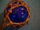 5 Inch Rare Cobalt Blue Made In Czechoslovakia European Glass Float Ball (363) Fishing Nets & Floats photo 7