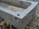 Carved Stone Livestock Watering - Feed Trough Planter Pot For Patio Yard Or Garden Garden photo 2