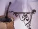 Unique - Quality Hand Made Wrought Iron Art Wall Lamp With Shade Chandeliers, Fixtures, Sconces photo 3