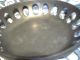 Rare Heavy Weight Unusual Pewter Dish,  Patina Primitive Antique Metalware photo 1