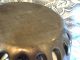 Rare Heavy Weight Unusual Pewter Dish,  Patina Primitive Antique Metalware photo 6