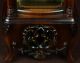 % European Retro Brown Wooden Height 48cm Width 29cm Mute Table Pendulum Clock Clocks photo 3