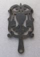 Cast Iron Hand Painted Trivet 299 Bellows Hearts Birds And Star - Wilton (?) Trivets photo 5