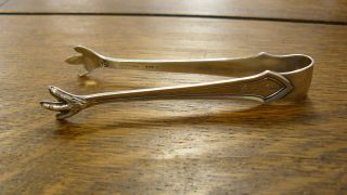 Sterling Silver Chicken Feet Tongs By Durgin photo