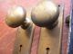 Antique Elegant Cast Brass Doorknobs & Doorplates By Russell & Erwin C1890 Door Knobs & Handles photo 1