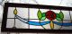 Stained Glass Cottage Window Transom Panel - Red Mackintosh Rose 1940-Now photo 2