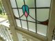 H224 Older And Pretty Multi - Color English Leaded Stained Glass Window 1900-1940 photo 4