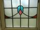 H224 Older And Pretty Multi - Color English Leaded Stained Glass Window 1900-1940 photo 6