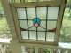 H224 Older And Pretty Multi - Color English Leaded Stained Glass Window 1900-1940 photo 8