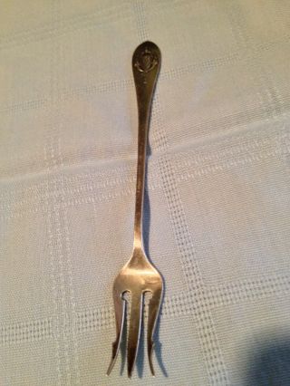 Old Style Sterling Pickle Fork In The Mount Vernon Pattern By Lunt photo