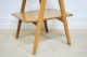 Vtg Blonde Mid Century Modern A Frame Compass 2 Tier Occasional End Side Table Post-1950 photo 11