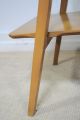 Vtg Blonde Mid Century Modern A Frame Compass 2 Tier Occasional End Side Table Post-1950 photo 8