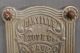 Antique Beaver Stove Plate Label Danville Pennsylvania Cast Iron Animal Stoves photo 3