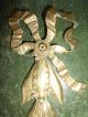 Charming Antique Gilt Bronze Furniture Mount / Ribbon / Acanthus Leaves / Ormolu Other photo 3