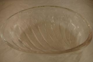 Mid Century Modern Lucite Salad Serving Bowl photo