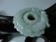 Chinese Light Green 100%natural A Grade Jade Jadeite Pendant/dragon Playing Bead Necklaces & Pendants photo 3