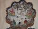 Awesome Antique Set Of 3 Footed Handpainted Character Scenes Japanese Bowls Bowls photo 2