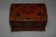9.  4” Authentic Antique Old Chinese Casket - - - Wood Case & Handmade (promotion) Cabinets photo 1