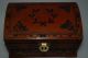 9.  4” Authentic Antique Old Chinese Casket - - - Wood Case & Handmade (promotion) Cabinets photo 3