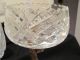 Large Antique Hollywood Regency Cut Crystal,  Brass,  And Marble Centerpiece Metalware photo 2