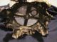 Large Antique Hollywood Regency Cut Crystal,  Brass,  And Marble Centerpiece Metalware photo 5