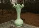Shawnee Mid - Century Modern American Art Pottery White Drizzle String Bottle Vase Mid-Century Modernism photo 2