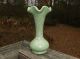 Shawnee Mid - Century Modern American Art Pottery White Drizzle String Bottle Vase Mid-Century Modernism photo 3